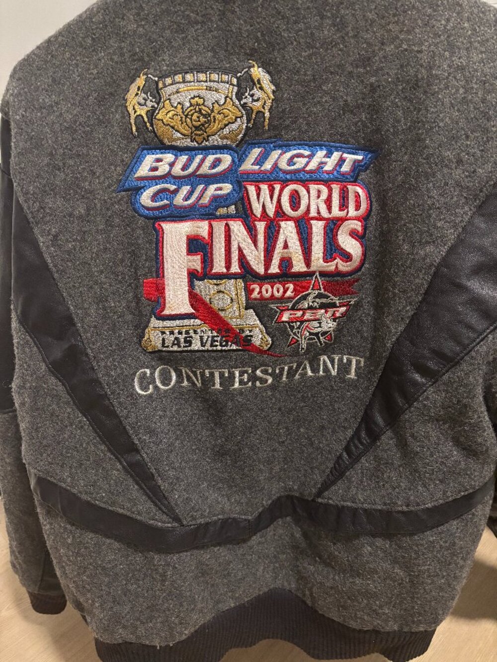 Genuine 2002 Mike Lee (2004 World Bull Riding Champion) Contestant Jacket